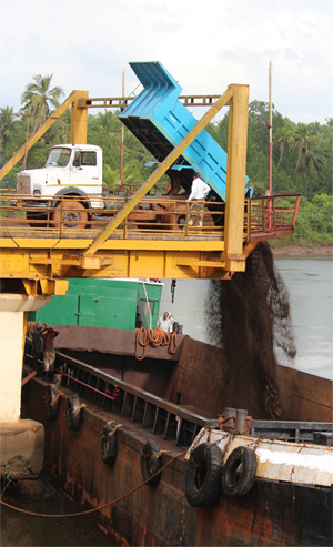 Barge-loading